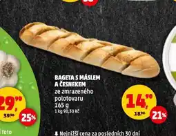 Penny Market Bageta s máslem a česnekem nabídka