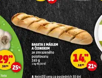 Penny Market Bageta s máslem a česnekem nabídka