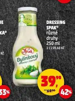 Penny Market Dressing spak nabídka