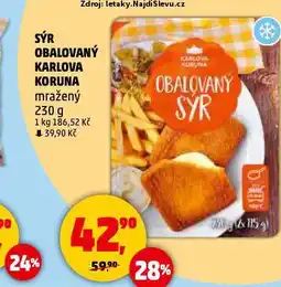 Penny Market Sýr obalovaný nabídka