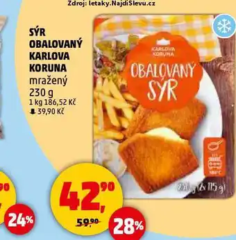 Penny Market Sýr obalovaný nabídka