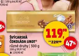 Penny Market Švýcarská čokoláda lindt nabídka