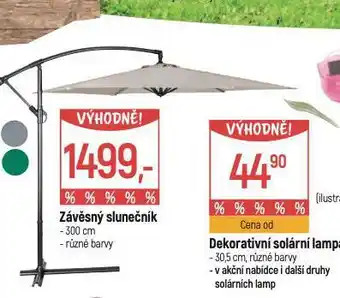 Globus Závěsný slunečník nabídka