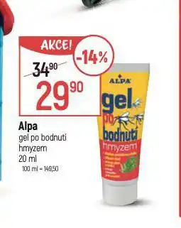 Globus Alpa gel po bohdnutí hmyzem nabídka