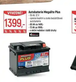 Globus Autobaterie megalite plus 72 ah nabídka