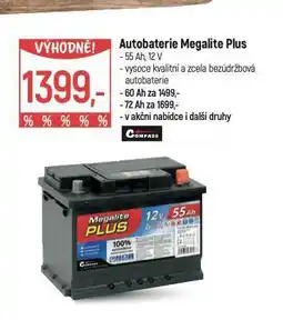 Globus Autobaterie megalite plus 55 ah nabídka