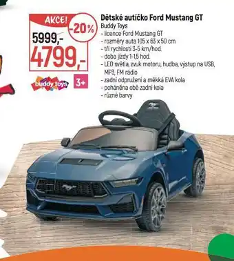 Globus Dětské autíčko ford mustang gt nabídka