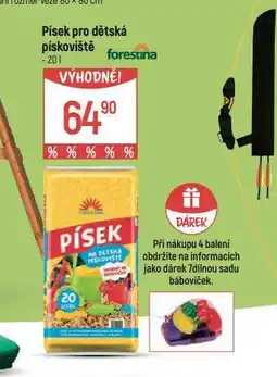 Globus Pések pro dětská pískoviště nabídka