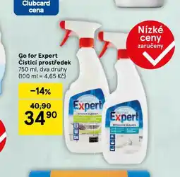 Tesco Go for expert čistící prostředek nabídka