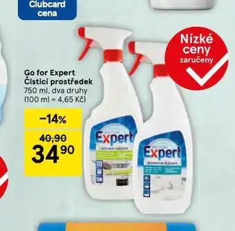 Tesco Go for expert čistící prostředek nabídka
