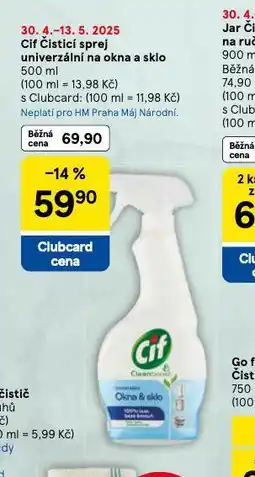 Tesco Cif čistící krém nabídka