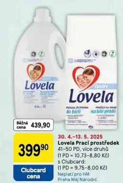 Tesco Lovela prací prostředek nabídka