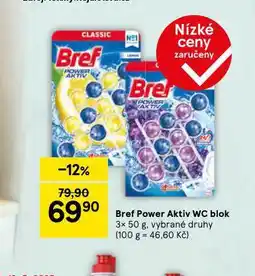 Tesco Bref power aktiv wc blok nabídka