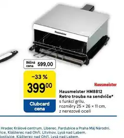 Tesco Retro trouba na sendviče nabídka