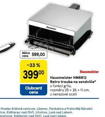 Tesco Retro trouba na sendviče nabídka