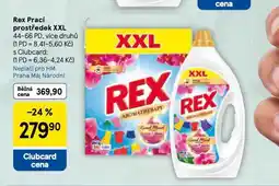 Tesco Rex prací prostředek xxl nabídka