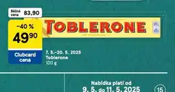 Tesco Toblerone nabídka