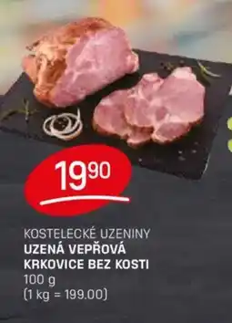Flop Kostelecké uzeniny Uzená vepřová krkovice bez kosti nabídka
