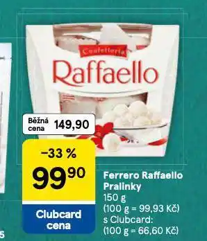 Tesco Ferrero raffaello pralinky nabídka