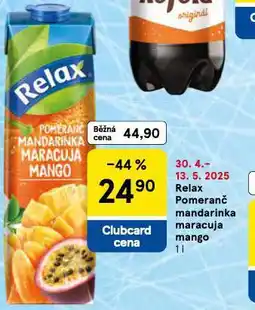 Tesco Relax pomeranč mandarinka maracuja mango nabídka
