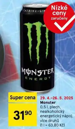 Tesco Monster nabídka
