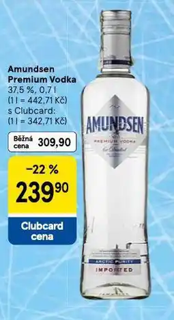 Tesco Amundsen premmium vodka nabídka