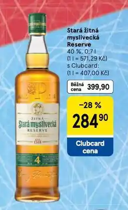 Tesco Stará žitná myslivecká reserve nabídka