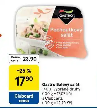 Tesco Gastro balený salát nabídka