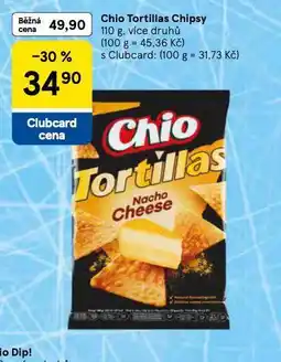 Tesco Chio tortillas chipsy nabídka