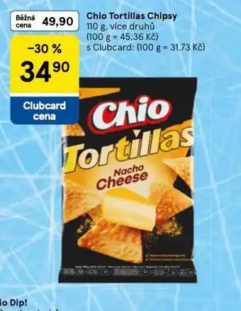 Tesco Chio tortillas chipsy nabídka