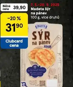 Tesco Madeta sýr na pánev nabídka