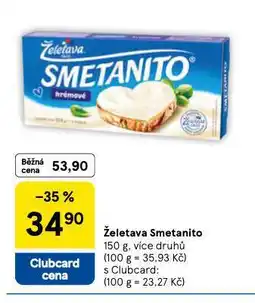 Tesco Želetava smetanito nabídka