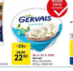 Tesco Gervais nabídka