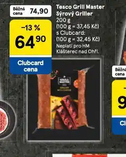 Tesco Sýrový griller nabídka