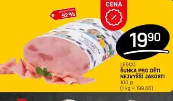 Flop LE &CO Šunka pro děti nejvyšší jakosti nabídka