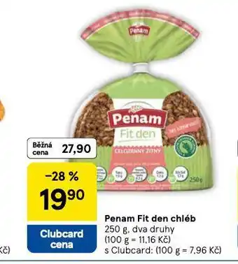 Tesco Penam fit den chléb nabídka