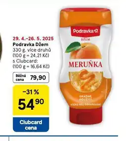 Tesco Podravka džem nabídka