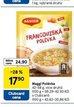 Tesco Maggi polévka nabídka