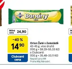 Tesco Orion želé v čokoládě nabídka