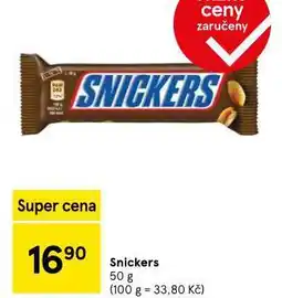 Tesco Snickers nabídka