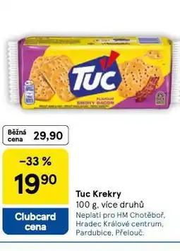 Tesco Tuc krekry nabídka