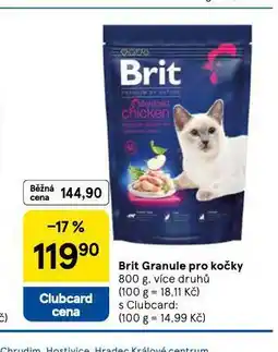 Tesco Brit granule pro kočky nabídka