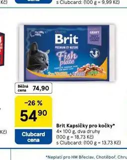 Tesco Brit kapsičky pro kočky nabídka