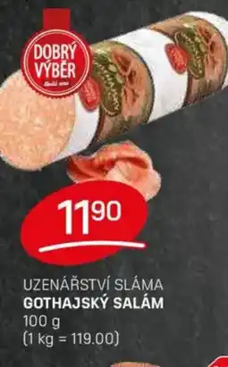 Flop Uzenářství sláma Gothajský salám nabídka