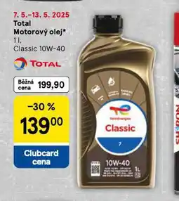 Tesco Total motorový olej 10w-40 nabídka