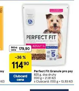 Tesco Perfect fit granule pro psy nabídka