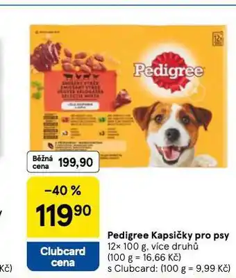 Tesco Pedigree kapsičky pro psy nabídka