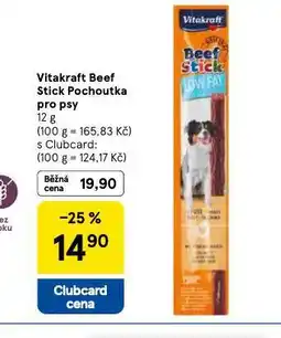 Tesco Vitakraft beef sticks pochoutka pro psy nabídka
