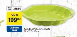 Tesco Paradiso pískoviště mušle nabídka