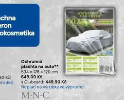 Tesco Ochranná plachta na auto nabídka